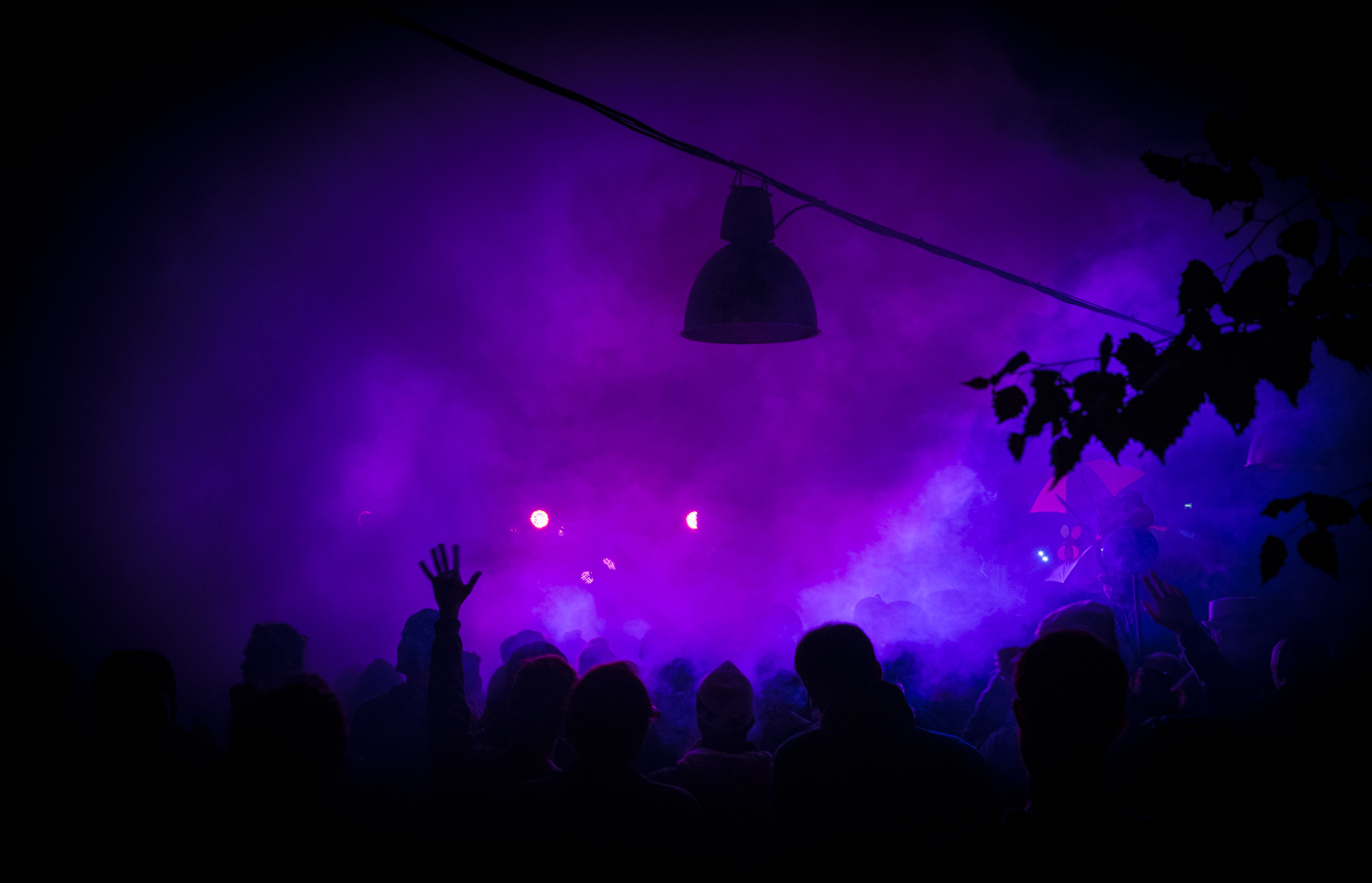 light photography_purple haze at Garbicz festival 2014