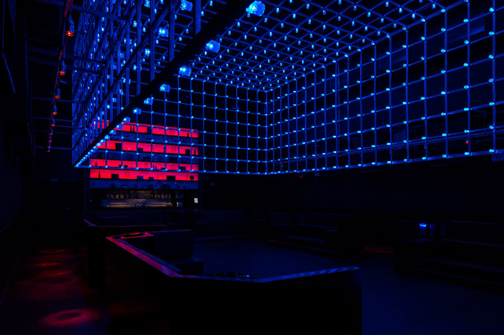 Interactive Dancefloor @The Year Club São Paulo designed by Estudio Guto Requena