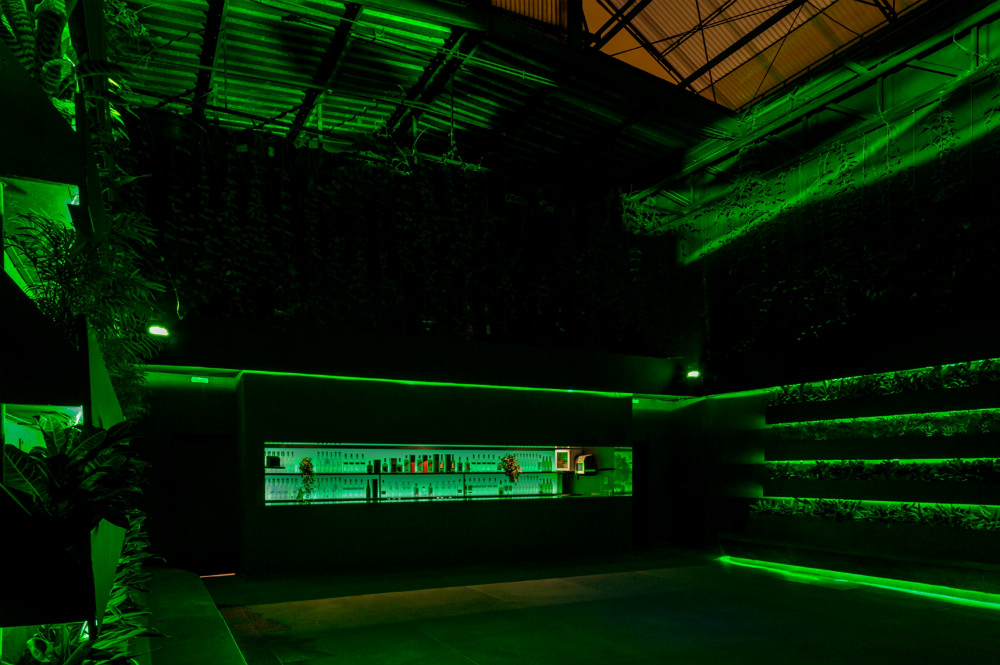 Interactive Dancefloor @The Year Club São Paulo designed by Estudio Guto Requena
