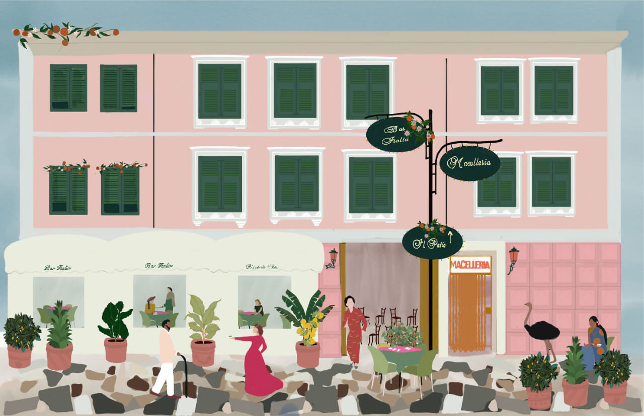 Swan Tribune Travel Illustrations