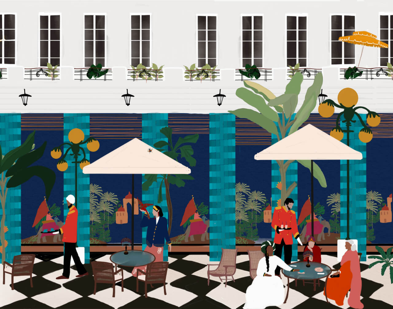 Swan Tribune Travel Illustrations