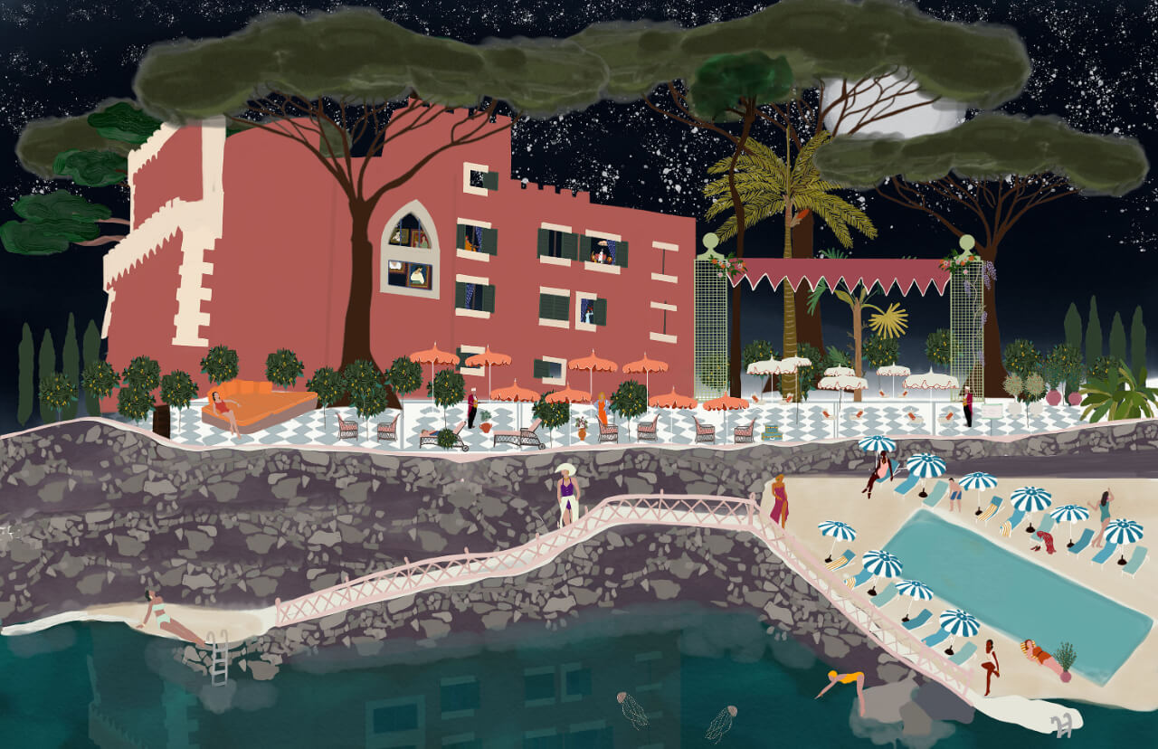 Swan Tribune Travel Illustrations