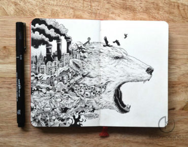 Kerby Rosanes Moleskine Drawings
