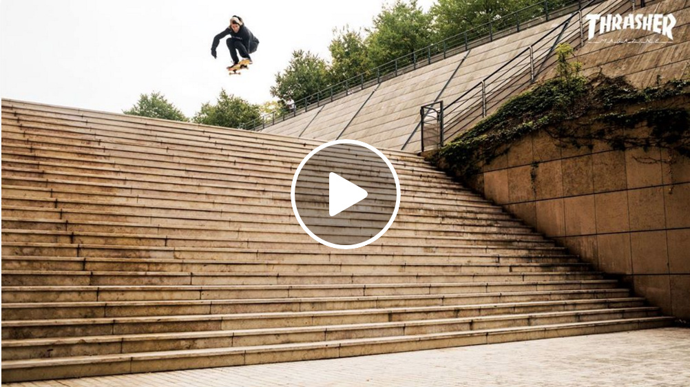 Opmærksom vulgaritet Glimte Biggest Skate Drop in History by Aaron "Jaws" Homoki | WITNESS THIS
