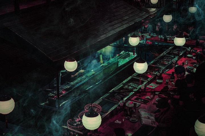 tokyo neon lights by liam wong