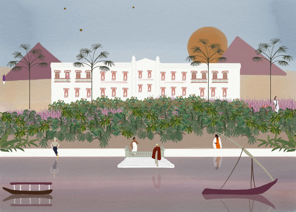 Swan Tribune Travel Illustrations